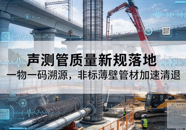 启东声测管质量新规落地，一物一码溯源，非标薄壁管材加速清退